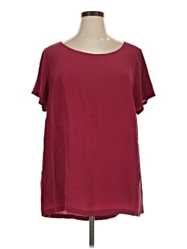 Eileen Fisher Short Sleeve Silk Top (view 1)