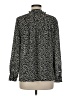 J.Crew Mercantile 100% Polyester Polka Dots Black Long Sleeve Blouse Size 6 - photo 2