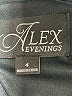 Alex Evenings Solid Black Cocktail Dress Size 4 - photo 4