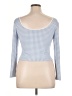 Cider Checkered-gingham Blue Long Sleeve Top Size 0X - photo 2
