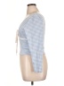 Cider Checkered-gingham Blue Long Sleeve Top Size 0X - photo 5