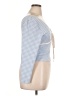 Cider Checkered-gingham Blue Long Sleeve Top Size 0X - photo 4