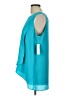 Zac & Rachel 100% Polyester Teal Sleeveless Blouse Size L - photo 5