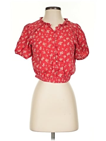 American Eagle Outfitters Short Sleeve Blouse (view 1)