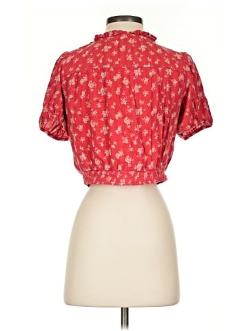 American Eagle Outfitters Short Sleeve Blouse (view 2)