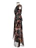 Bebe Floral Black Cocktail Dress Size 00 - photo 5