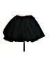Unbranded 100% Polyester Solid Black Casual Skirt Size S - photo 2