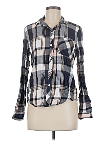 Wrapper Long Sleeve Button-Down Shirt (view 1)