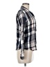 Wrapper Plaid Gray Long Sleeve Button-Down Shirt Size M - photo 4