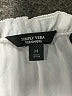 Simply Vera Vera Wang 100% Polyester Silver Sleeveless Blouse Size M - photo 7
