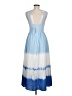 Cupshe 100% Polyester Tie-dye Blue Casual Dress Size M - photo 2