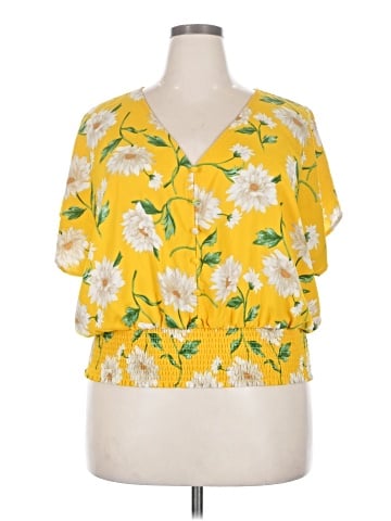 Forever 21 Plus Short Sleeve Blouse (view 1)