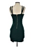 Sequin Hearts Solid Teal Cocktail Dress Size 1 - photo 2