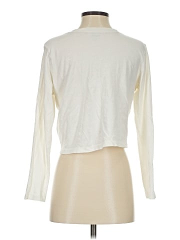 Madewell Softfade Cotton Boxy Crop Long-Sleeve Tee (view 2)