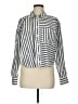 Veronica Beard Stripes Ivory Long Sleeve Button-Down Shirt Size 8 - photo 1