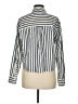 Veronica Beard Stripes Ivory Long Sleeve Button-Down Shirt Size 8 - photo 2