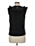J.Crew 100% Cotton Black Sleeveless Blouse Size M - photo 2