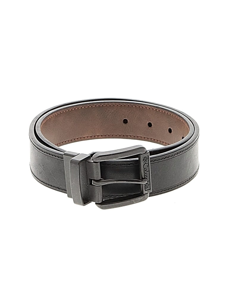 Pre-owned Columbia Leather Belt In Black