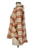 Billabong 100% Cotton Plaid Orange Long Sleeve Button-Down Shirt Size M - photo 5