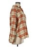 Billabong 100% Cotton Plaid Orange Long Sleeve Button-Down Shirt Size M - photo 4