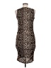 Ember 100% Polyester Animal Print Brown Cocktail Dress Size M - photo 2