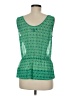 Gap Outlet Green Sleeveless Blouse Size M - photo 2