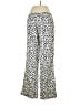 Aerie Animal Print Ivory Casual Pants Size M - photo 2