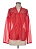 Charlotte Russe Red Long Sleeve Blouse Size M - photo 1