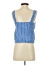 Pomelo 100% Cotton Blue Sleeveless Blouse Size S - photo 2