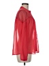 Charlotte Russe Red Long Sleeve Blouse Size M - photo 4