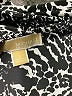 MICHAEL Michael Kors Animal Print Black 3/4 Sleeve Blouse Size S - photo 7