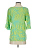 Escapada 100% Rayon Green 3/4 Sleeve T-Shirt Size S - photo 2