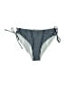 Cupshe Stripes Gray Swimsuit Bottoms Size XL - photo 1