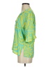 Escapada 100% Rayon Green 3/4 Sleeve T-Shirt Size S - photo 5