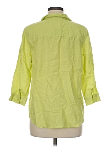 Chico's 3/4 Sleeve Button-Down Shirt (view 2)