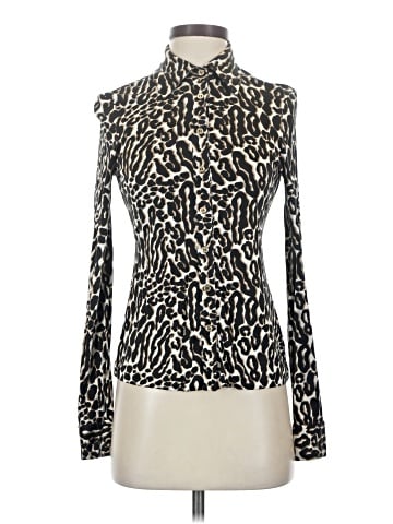 Tory Burch Long Sleeve Silk Top (view 1)