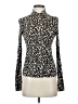 Tory Burch 100% Silk Animal Print Ivory Long Sleeve Silk Top Size XS - photo 1
