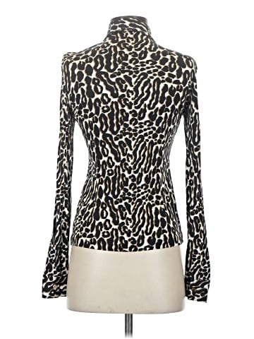 Tory Burch Long Sleeve Silk Top (view 2)