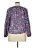 Rails 100% Cotton Floral Multi Color Purple 3/4 Sleeve Blouse Size XL - photo 2