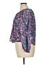 Rails 100% Cotton Floral Multi Color Purple 3/4 Sleeve Blouse Size XL - photo 5