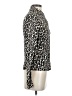 Tory Burch 100% Silk Animal Print Ivory Long Sleeve Silk Top Size XS - photo 4