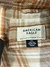 American Eagle Outfitters Plaid Ivory Long Sleeve Button-Down Shirt Size XXL - photo 7