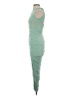 Shein Solid Green Cocktail Dress Size 4 - photo 5