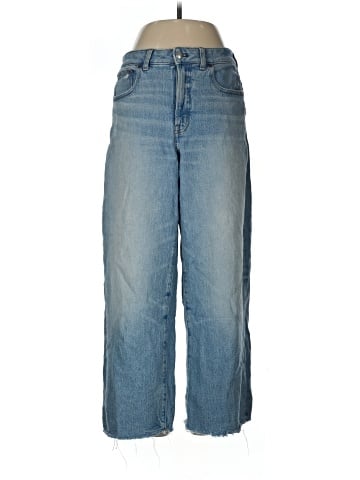 Madewell The Curvy Perfect Vintage Wide-Leg Crop Jean in Hallstead Wash (view 1)