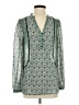 Love 21 Green Long Sleeve Blouse Size S - photo 1