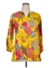Dolma Yellow 3/4 Sleeve Blouse Size XL - photo 1