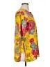 Dolma Yellow 3/4 Sleeve Blouse Size XL - photo 4