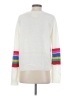 Fantastic Fawn 100% Acrylic Color Block White Pullover Sweater Size S - photo 2