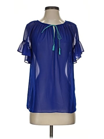 Milly Short Sleeve Blouse (view 1)