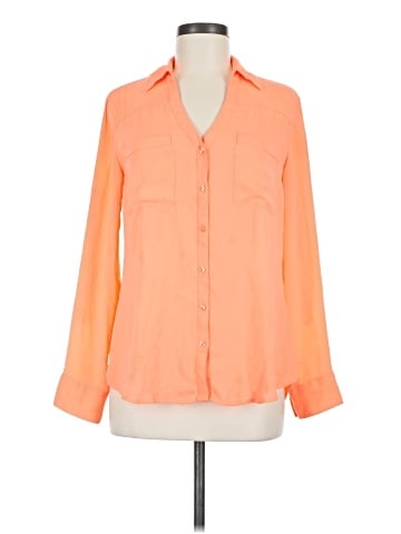 Express 3/4 Sleeve Button-Down Shirt (view 1)